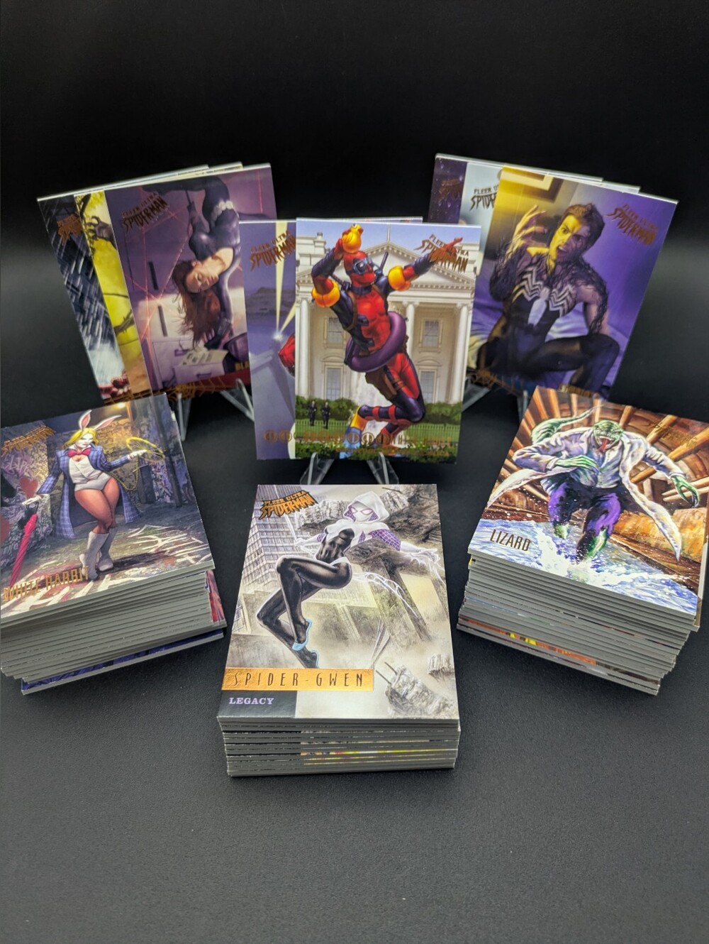 2017 Fleer Ultra Spider-man Collection Set Builder Lot (56) Inserts Deadpool ++